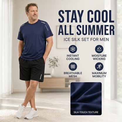 🙌 70% Wiederkaufquote – Qualität überzeugt!☀️Schnelltrocknendes T-Shirt- und Shorts-Set für Herren