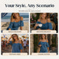 ⏰ Letzte Welle – Lager fast leer – 50% endet jederzeit！Damen Off-Shoulder-Träger-Fransenkleid