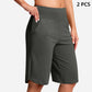 ⏰Letzter Tag des Schlussverkaufs – 50 % Rabatt🔥Yoga-Shorts für Damen mit hoher Taille und Taschen