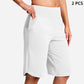 ⏰Letzter Tag des Schlussverkaufs – 50 % Rabatt🔥Yoga-Shorts für Damen mit hoher Taille und Taschen