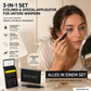 ✨ 50 % RABATT FÜR BEGRENZTE ZEIT! 👁️ 3-in-1 Augen Make-up Set – Eyeliner + Spezialapplikator für untere Wimpern, wasserfest, kinderleicht für perfekte Unterwimpern