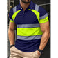 📢📢50% RABATT!! ⏰Herren Kurzarm-Shirt mit hoher Sichtbarkeit und Reflexstreifen