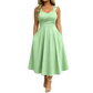 🔔 Letzte 100 Stück – solange der Vorrat reicht! Elegantes Damenkleid mit V-Ausschnitt und Taschen
