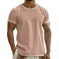 ⭐ 4,9 Sterne – nicht ohne Grund! Herren-T-Shirt mit Rundhalsausschnitt und Kontrastbesatz