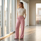 🚀 Neu eingetroffen – 50% Probierpreis! ✨Lässige Damenhose mit weitem Bein und Kordelzug