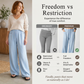 🧨 Bestseller ist zurück – alle, die beim letzten Mal leer ausgingen, jetzt zugreifen! Damen hoch taillierte weite Kordelzug-Hose