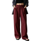 🧨 Bestseller ist zurück – alle, die beim letzten Mal leer ausgingen, jetzt zugreifen! Damen hoch taillierte weite Kordelzug-Hose