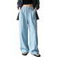 🧨 Bestseller ist zurück – alle, die beim letzten Mal leer ausgingen, jetzt zugreifen! Damen hoch taillierte weite Kordelzug-Hose