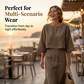 💎 Der Sommerhit 2026 – der Wahnsinn! Elegantes zweiteiliges Damen-Outfit: Set aus langem Rock und Oberteil mit Dreiviertelärmeln
