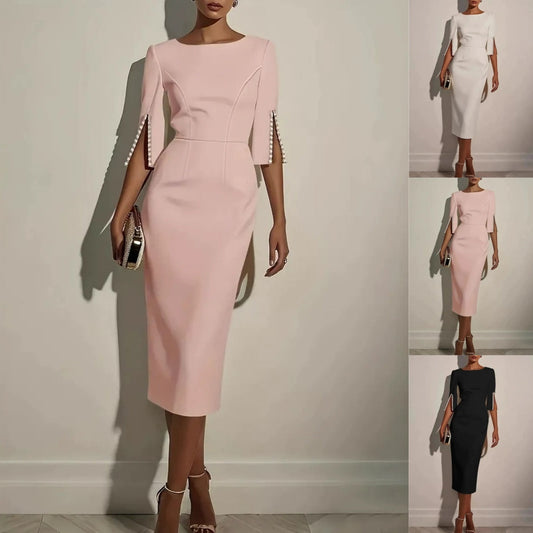 🎪 Neuheiten-Launch + 50% = doppelte Überraschung! Figurbetontes Bleistiftkleid für Damen