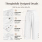 🔥 50 % RABATT + MEHR ALS 50.000 VERKAUFT 👖 Damen-7/8-Hose in weiter Passform – Luftiger Baumwollmix, bequem & figurschmeichelnd ✨