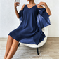✨👗 NUR FÜR KURZE ZEIT 50% RABATT! 💃Maxikleid mit V-Ausschnitt und Cut-Outs an den Schultern – Trendige Cut-outs und eleganter Fall – Ein echter Hingucker auf jedem Event.