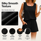 Women's Casual Tank Top and Drawstring Shorts Set