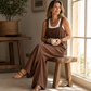 🏆 Verkaufsschlager – jetzt halber Preis! ✨Lässiger Jumpsuit für Damen mit breiten Trägern und Knöpfen