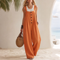 🏆 Verkaufsschlager – jetzt halber Preis! ✨Lässiger Jumpsuit für Damen mit breiten Trägern und Knöpfen