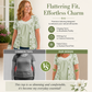 🎯 Einfach halber Preis – keine Spiele!✨Damen Plus-Size Blumenprint-Oberteil💕