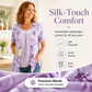 🎯 Einfach halber Preis – keine Spiele!✨Damen Plus-Size Blumenprint-Oberteil💕