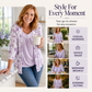 🎯 Einfach halber Preis – keine Spiele!✨Damen Plus-Size Blumenprint-Oberteil💕