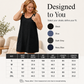 🌟 Der Look, den alle suchen – bei uns 50% günstiger! ✨Ärmelloses Tanktop-Kleid für Damen mit Taschen💕