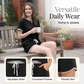 💚✨Lässiges Set für Damen – Lässiges Oberteil + Shorts mit Kordelzug | Weiches Premium-Material, ganztägiger Tragekomfort | 5 Farben🌿