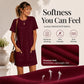 🌊 Der angesagteste Look diesen Sommer – zum halben Preis mitnehmen！Lockeres Sommer-T-Shirt-Kleid für Damen mit Taschen
