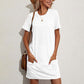 🌊 Der angesagteste Look diesen Sommer – zum halben Preis mitnehmen！Lockeres Sommer-T-Shirt-Kleid für Damen mit Taschen