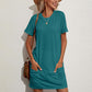 🌊 Der angesagteste Look diesen Sommer – zum halben Preis mitnehmen！Lockeres Sommer-T-Shirt-Kleid für Damen mit Taschen