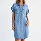 ⌛ Nur solange Vorrat reicht – danach regulärer Preis! 👗Lässiges Jeanskleid für Damen