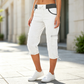 🔔 Letzte 100 Stück – solange der Vorrat reicht! 👖Capri-Cargo-Hose mit hoher Taille für Damen