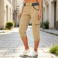 🔔 Letzte 100 Stück – solange der Vorrat reicht! 👖Capri-Cargo-Hose mit hoher Taille für Damen