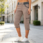 🔔 Letzte 100 Stück – solange der Vorrat reicht! 👖Capri-Cargo-Hose mit hoher Taille für Damen