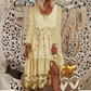 🌟 Der Look, den alle suchen – bei uns 50% günstiger! Lässiges Patchwork-Kleid mit langen Ärmeln für Damen