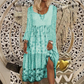 🌟 Der Look, den alle suchen – bei uns 50% günstiger! Lässiges Patchwork-Kleid mit langen Ärmeln für Damen