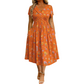 ⭐ 4,9 Sterne – nicht ohne Grund! 👗Damenkleid mit V-Ausschnitt, Blumenmuster und gedrehter Taille