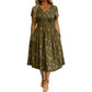 ⭐ 4,9 Sterne – nicht ohne Grund! 👗Damenkleid mit V-Ausschnitt, Blumenmuster und gedrehter Taille