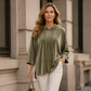 📢🎉50%Rabatt!!!🛍️✨Damen-Sweatshirt aus Samt mit lockerer Passform und Kordelzug