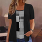 📈 Verkaufshit Nr. 1 – direkt 50%! Damen-Oberteil im Farbblock-Design, Fake-Layer-Look