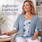 🚀 Neu eingetroffen – 50% Probierpreis! 🌺Sommerliches Fake-2-Teiler-Oberteil mit Blumenprint für Damen