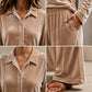 🙌 70% Wiederkaufquote – Qualität überzeugt! Zweiteiliges Lounge-Set aus Samt für Damen im Freizeitstil