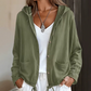🌪️ Dieser Artikel fliegt raus – der Bestand schmilzt minütlich! Damen lässige Jacke mit Kapuze und Kordelzug am Saum.