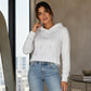 Damen Casual Hoodie mit Kordelzug & Taschen