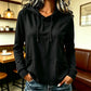 Damen Casual Hoodie mit Kordelzug & Taschen