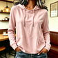 Damen Casual Hoodie mit Kordelzug & Taschen