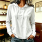Damen Casual Hoodie mit Kordelzug & Taschen