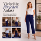 ⭐ 4,9 Sterne – nicht ohne Grund! Hochtaillierte Damen-Cropped-Anzughosen