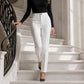 ⭐ 4,9 Sterne – nicht ohne Grund! Hochtaillierte Damen-Cropped-Anzughosen