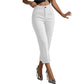 ⭐ 4,9 Sterne – nicht ohne Grund! Hochtaillierte Damen-Cropped-Anzughosen