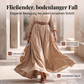 Maxikleid mit langen Ärmeln und Gürtel für Damen, klassischer Kragen, langes Kleid für Urlaub und Resort