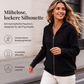 ⌛ Nur solange Vorrat reicht – danach regulärer Preis! Gestrickte Kapuzen-Cardigan mit Reißverschluss für Damen