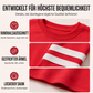 Oversize Gestreifter Damen-Pullover mit Rundhalsausschnitt